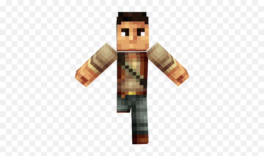 Nathan Drake Uncharted 3 - Skin De Uncharted 3 Minecraft Png,Nathan Drake Transparent