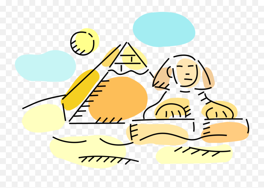 Cartoon Pictures Of Egyptian Pyramids - Ancient Egypt Art Cartoon Png,Pyramids Png