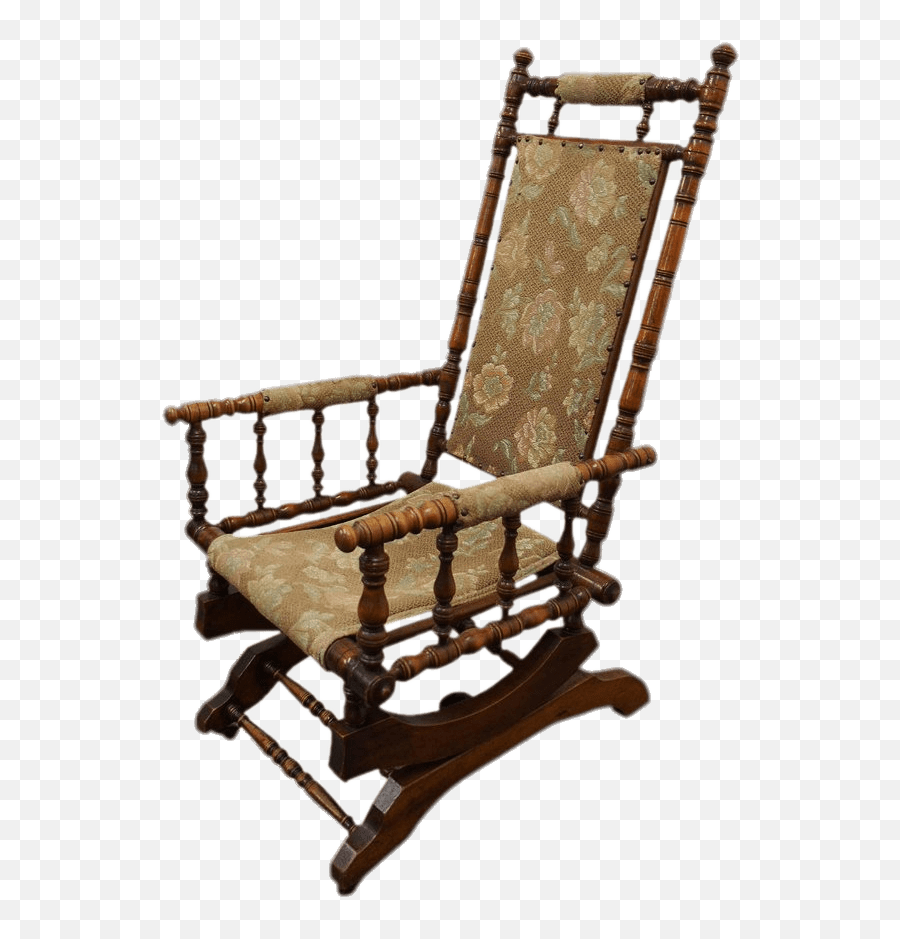 Antique Rocking Chair Transparent Png - Original American Rocking Chair,Chair Transparent Background