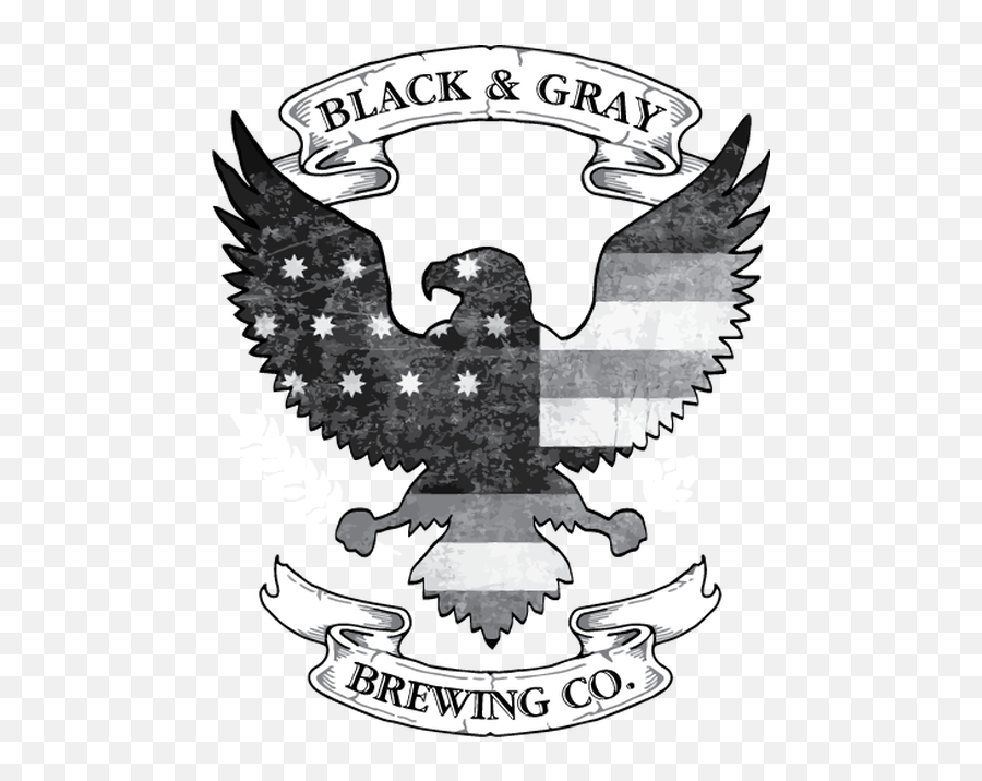 Black Gray Brewing Co - Black And Gray Brewing Png,Gray Png