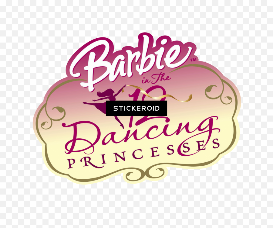 Barbie Logo Art - Barbie And The 12 Dancing Png,Barbie Logo Png