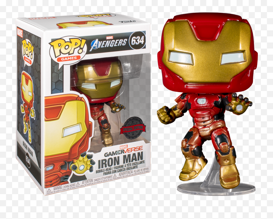 Funko Pop Marvelu2019s Avengers 2020 - Iron Man In Space Suit 634 Funko Iron Man Gamerverse Png,Iron Man Flying Png