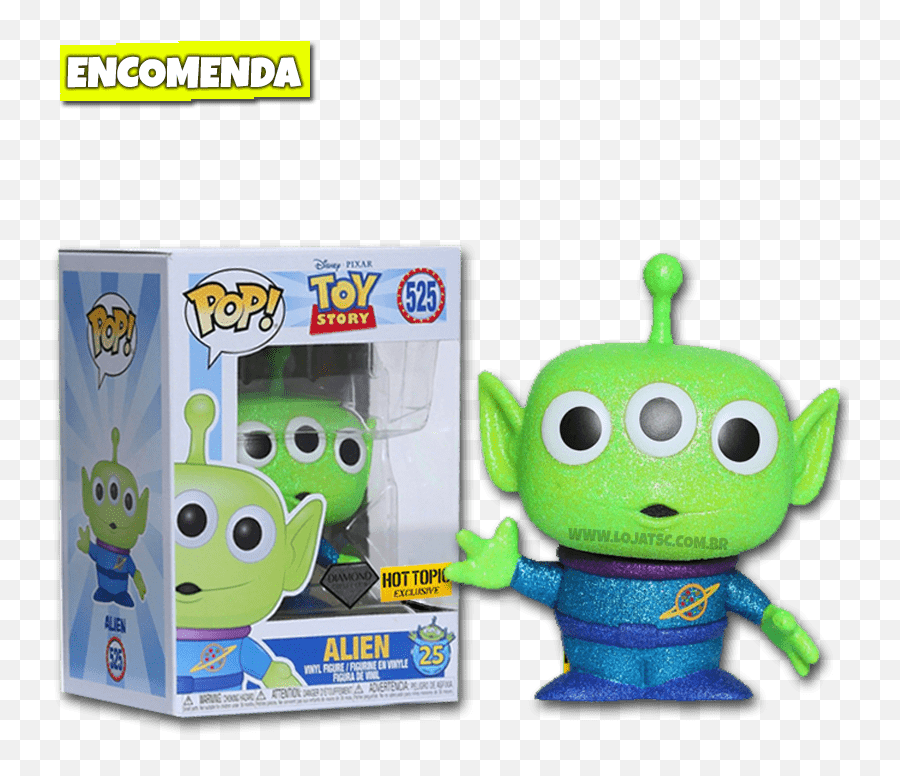 Pré - Venda Funko Pop Toy Story Alien 525 Diamond Loja Tsc Diamond Alien Funko Pop Png,Toy Story Alien Png