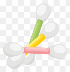 Cotton Swabs Clipart Free Download Transparent Png Creazilla - Illustration,Cotton Png