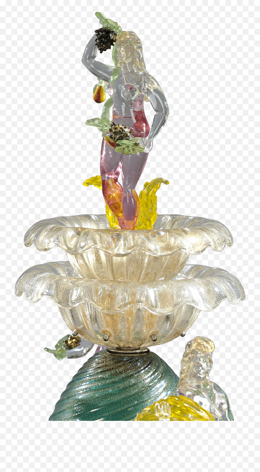 Vintage Art Glass Venetian Murano Water - Fountain Png,Water Fountain Png