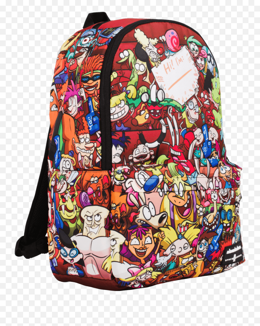 Download Nickelodeon 90u0027s Stadium Backpack - 90u0027s Cartoon Space Junk 18 Backpack Nickelodeon Png,Backpack Png