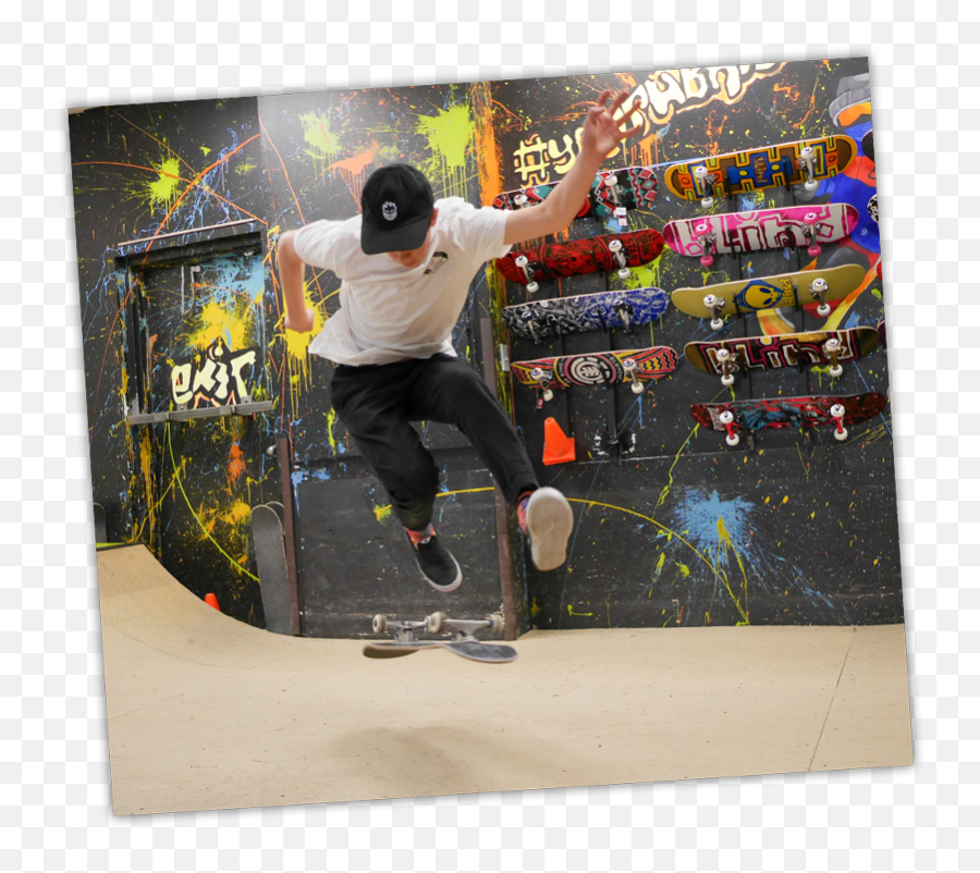 Skateboard Lessons Camps And Parties - The Park Kickflip Png,Skateboard Png