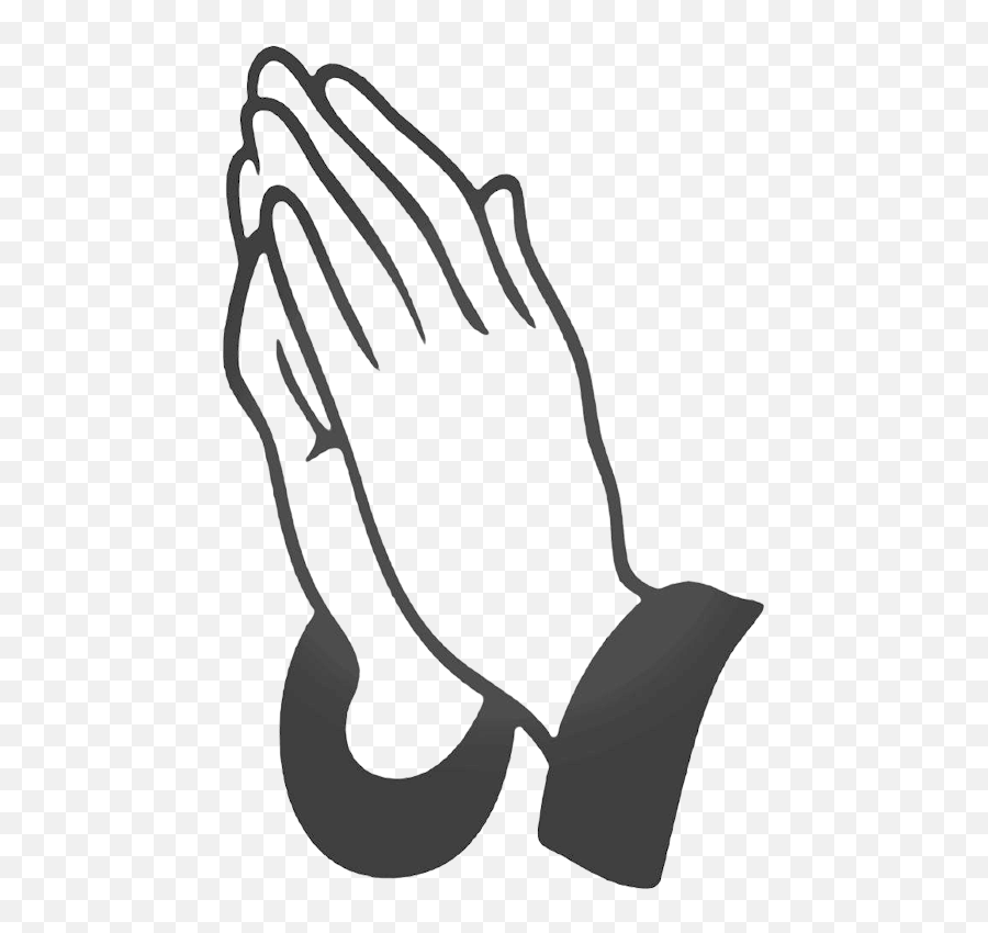 Praying Hands Artwork - Transparent Background Prayer Hand Transparent Png,Praying Hands Png