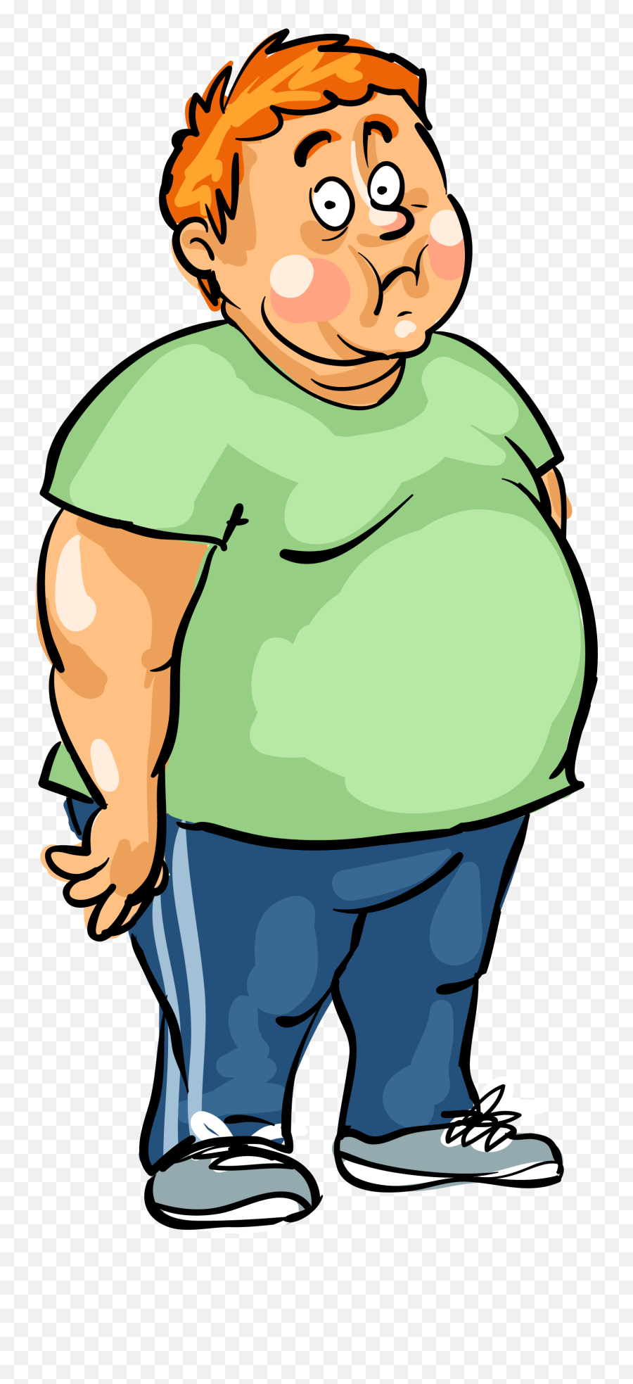 Fat Vector - Male Fat Cartoon Characters Png,Fat Guy Png - free transparent  png images 