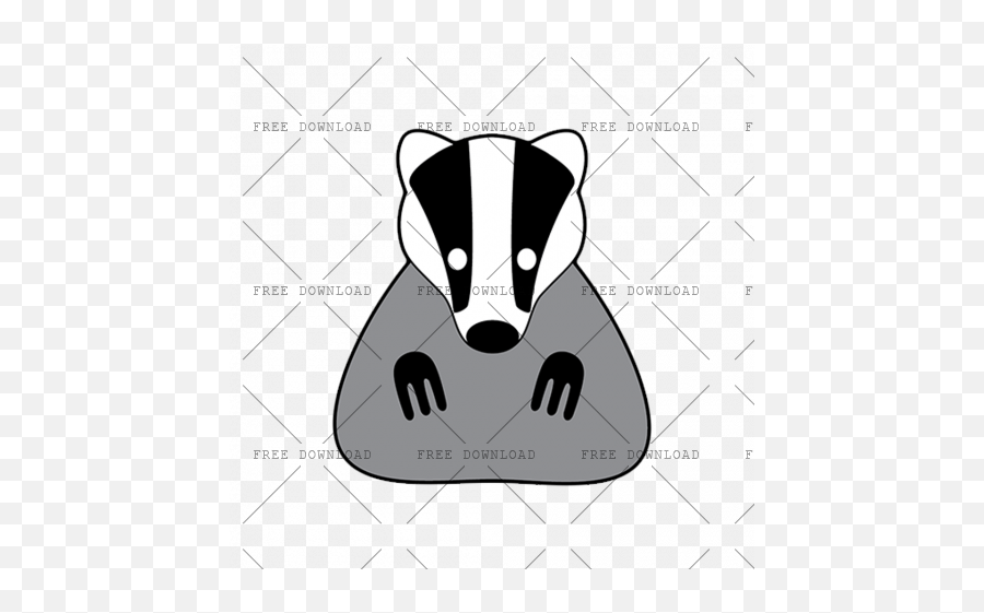 Badger Png Image With Transparent Background - Photo 128 Felt Templates Badger,Raccoon Transparent Background