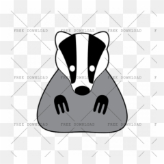 Badger Png Image With Transparent Background - Photo 128 Felt Templates Badger,Raccoon Transparent Background