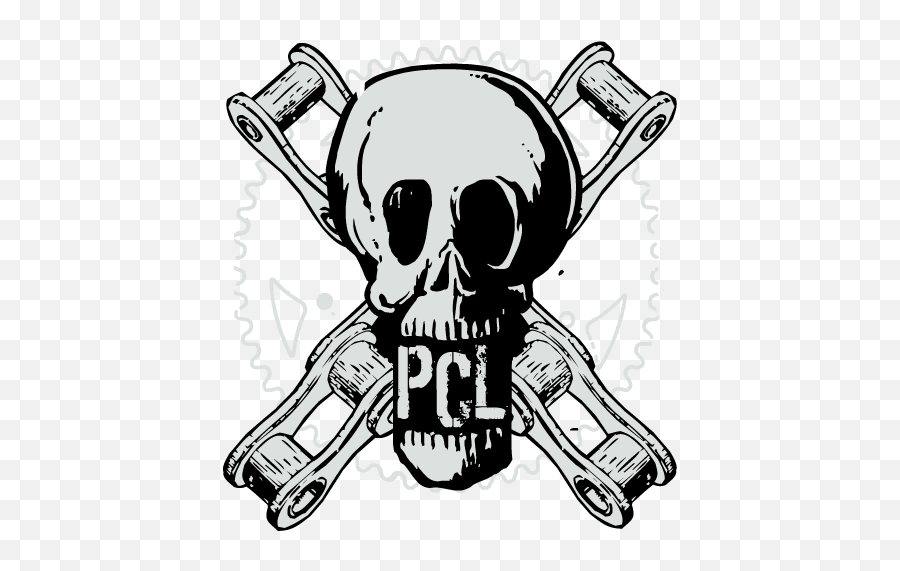 Pcl - Skullcrossbones Riding Gravel Skeleton Png,Skull Crossbones Png