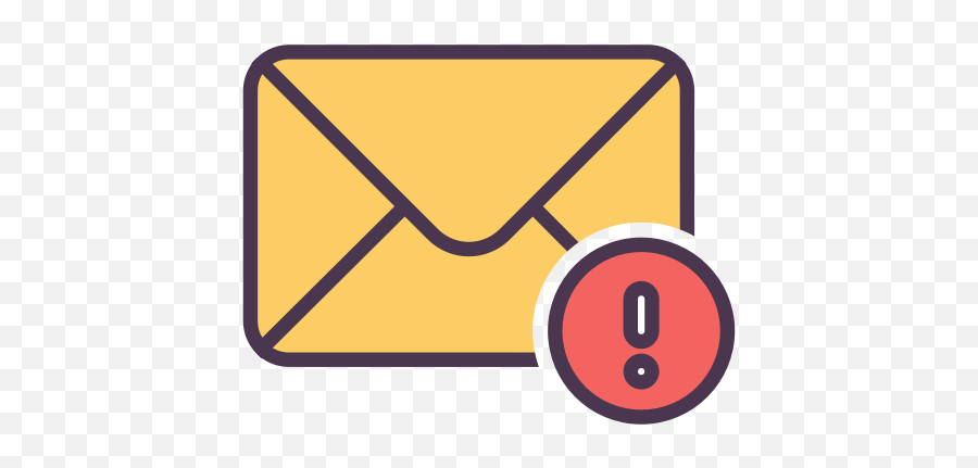 Chat Email Envelope Error Internet Letter Mail Icon - Icon Mail Error Png,Mail Icon Png