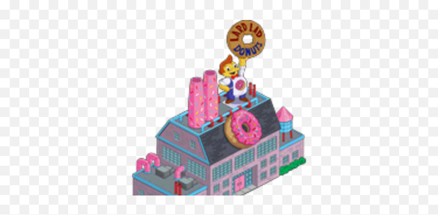 Lard Lad Donut Factory The Simpsons Tapped Out Wiki Fandom - Doughnut Png,Donuts Png