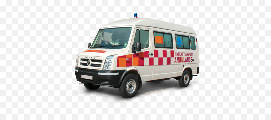 Force Motors Range Of Ambulance - Force Traveller Patient Force Traveller Ambulance Price Png,Ambulance Png