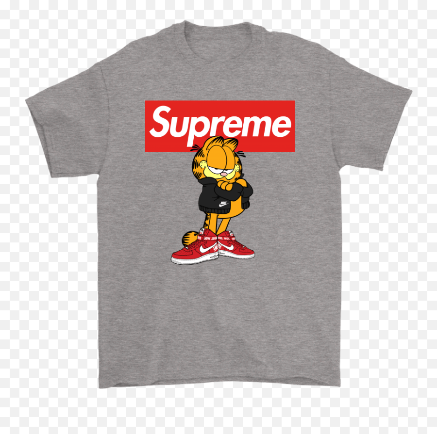Supreme X Nike Logo Stay Stylish Shirts - Louis Vuitton And Supreme T Shirt Png,Nike Logog