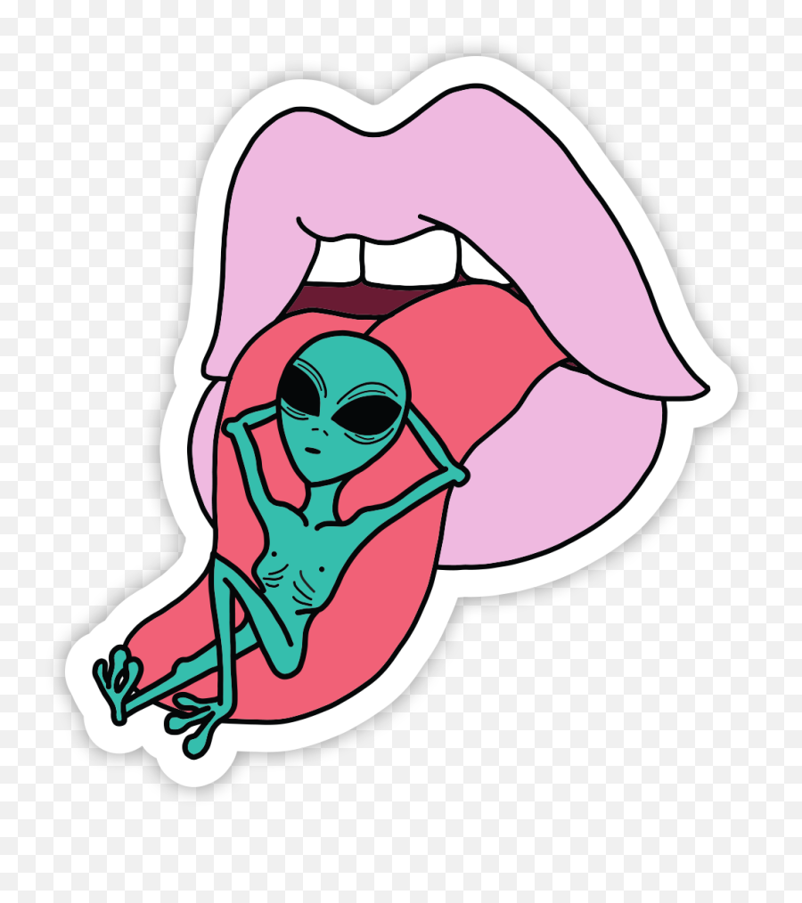 Chill Alien Sticker Clipart - Alien Stickers Png,Chill Png