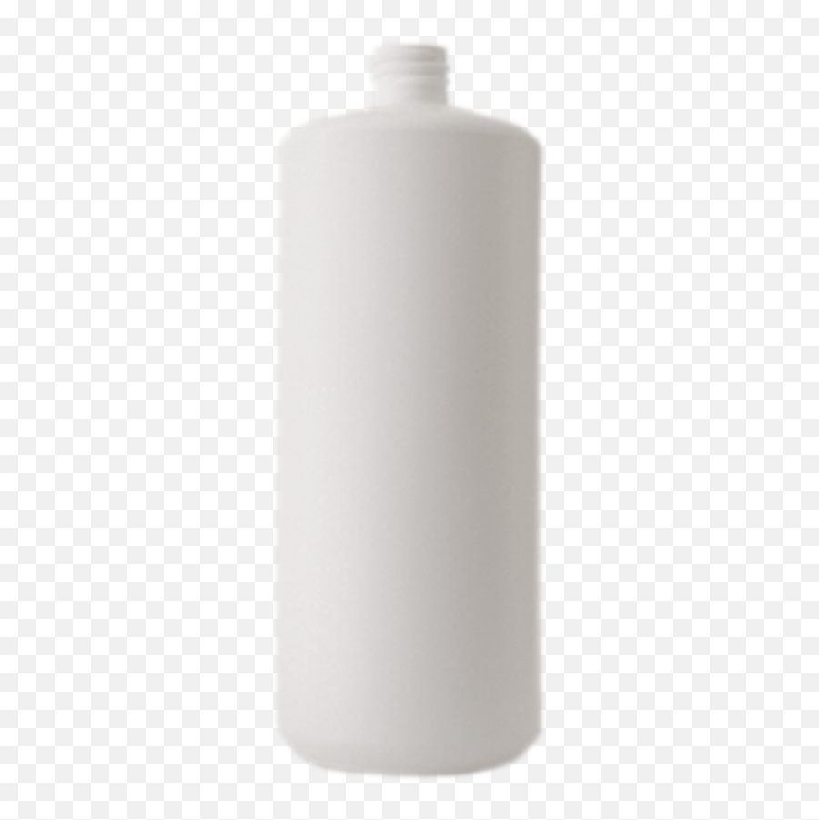 1l White Plastic Bottle - Straight Sided No Neck Empty Cylinder Png,Empty Bottle Png