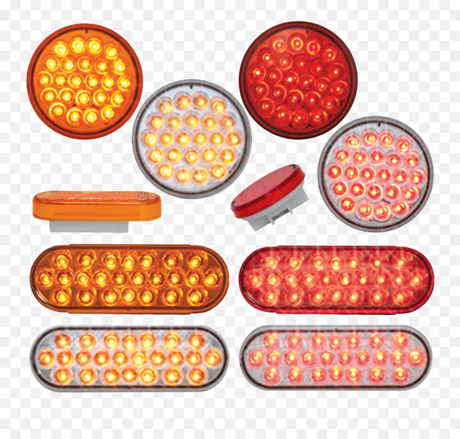 Red And Amber Grand General Led Strobe Lights Truck N Towcom - Dot Png,Strobe Light Png