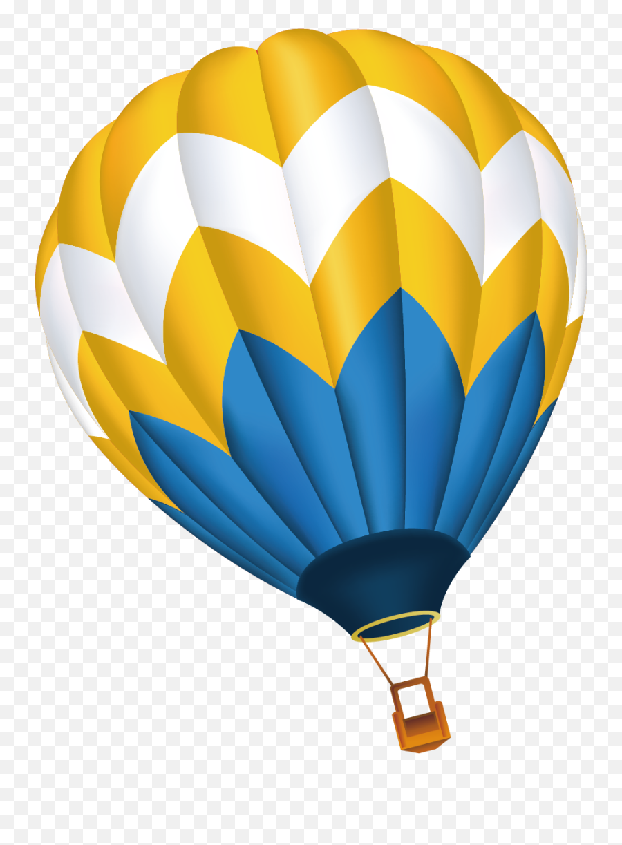 Hot Air Balloon Vector Png Download - Hot Air Balloon Vector Png,Hot Air Balloon Transparent