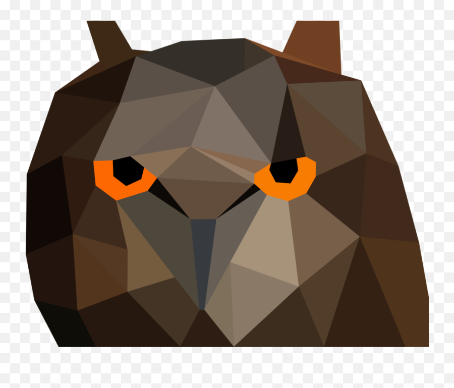 Trianglesymmetrysmall To Medium Sized Cats Png Clipart - Owls,Low Poly Logo
