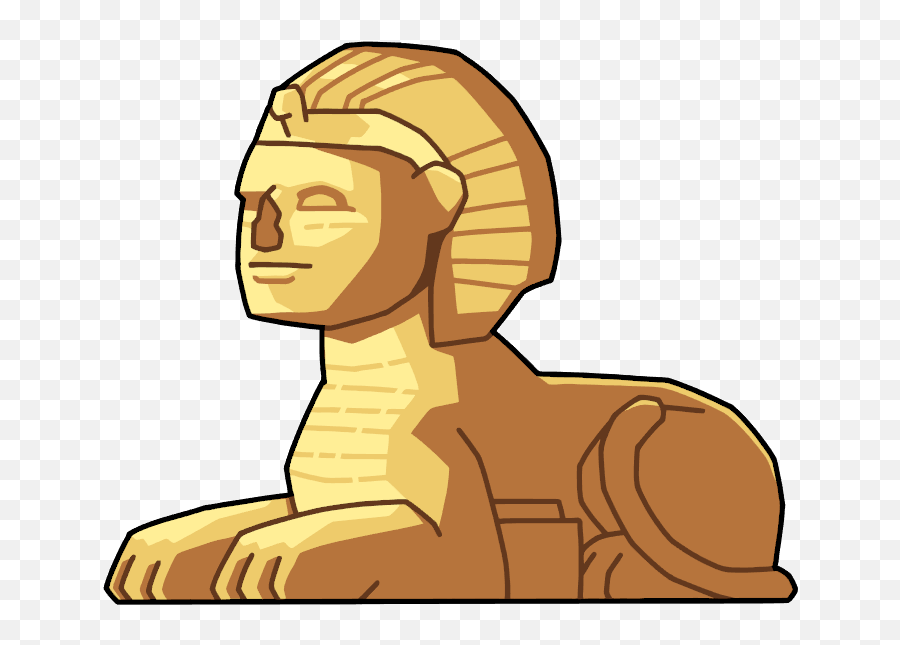 Image Sphinx Structure - Sphinx Cartoon Ancient Egypt Png,Sphinx Png