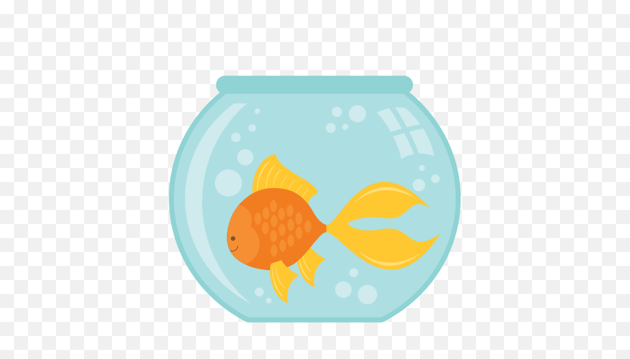 Goldfish In A Bowl Transparent Png - Fish In Fishbowl Clipart,Goldfish Transparent