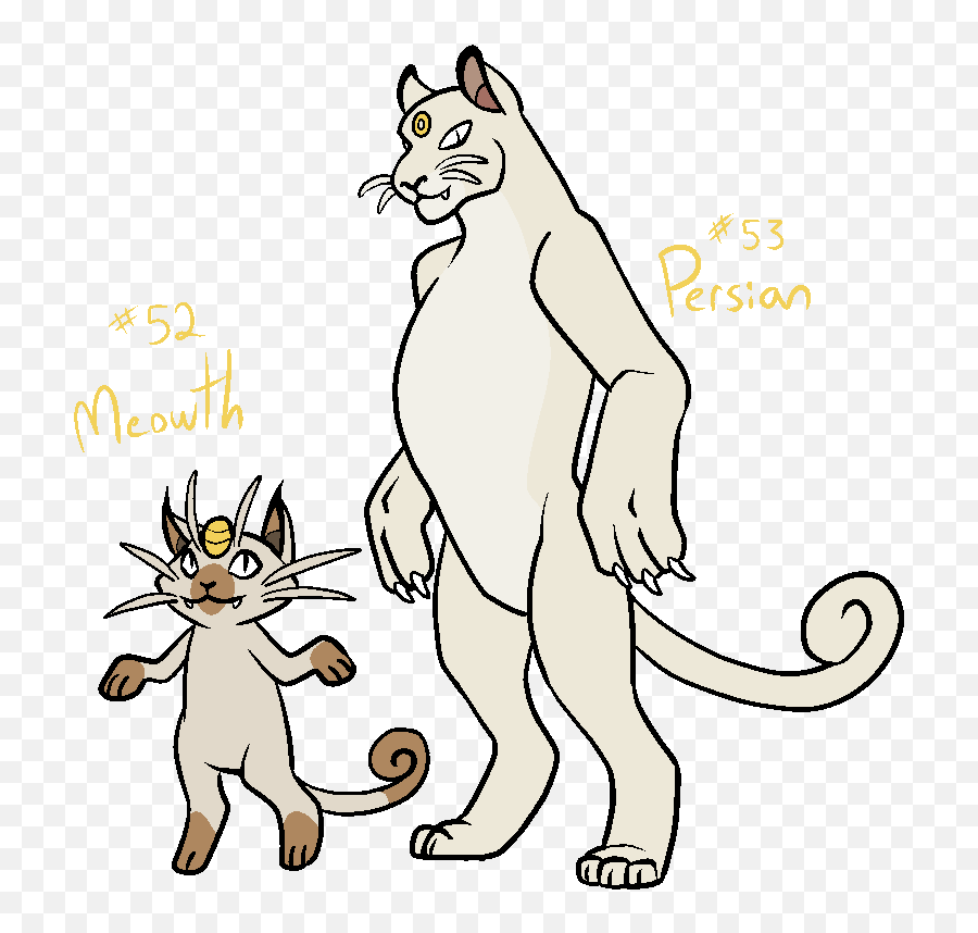 Agatharights - Persian Pokemon Redesign Png,Meowth Transparent