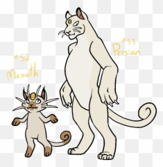 Agatharights - Persian Pokemon Redesign Png,Meowth Transparent