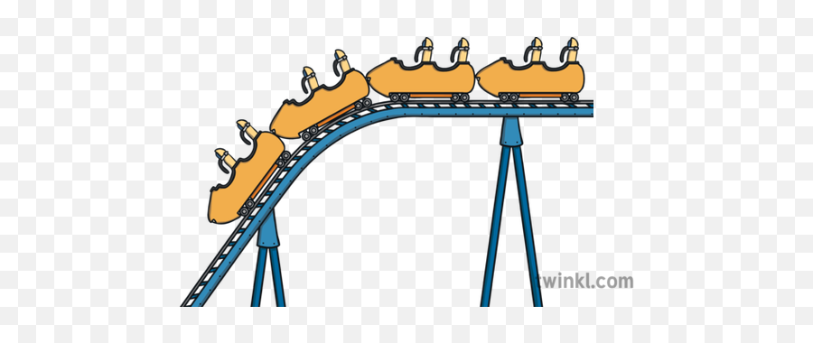 Rollercoaster Side View Emotional Worksheet Ks1 - Twinkl Roller Coaster Png,Roller Coaster Png