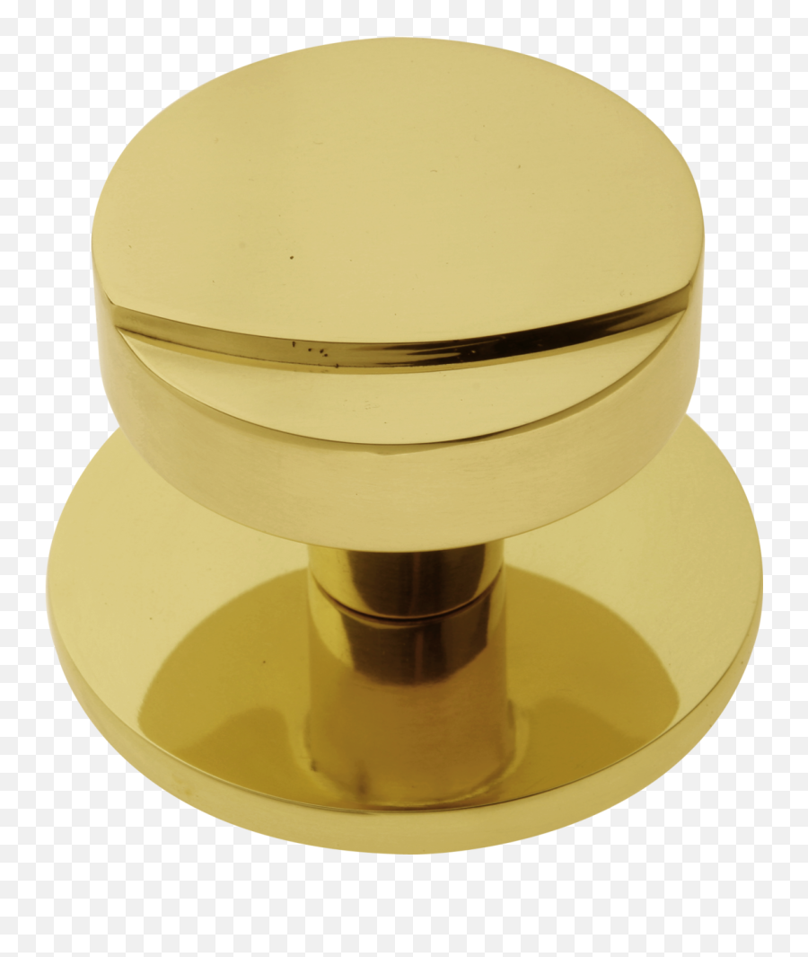 Banham Centre Door Knob Polished Brass - Solid Png,Door Knob Png