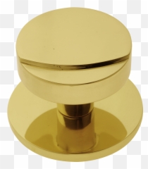 Banham Centre Door Knob Polished Brass - Solid Png,Door Knob Png