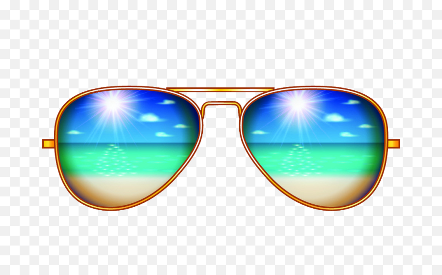 Creative Sunglasses Aviator - Sunglass Png For Picsart,Aviator Png
