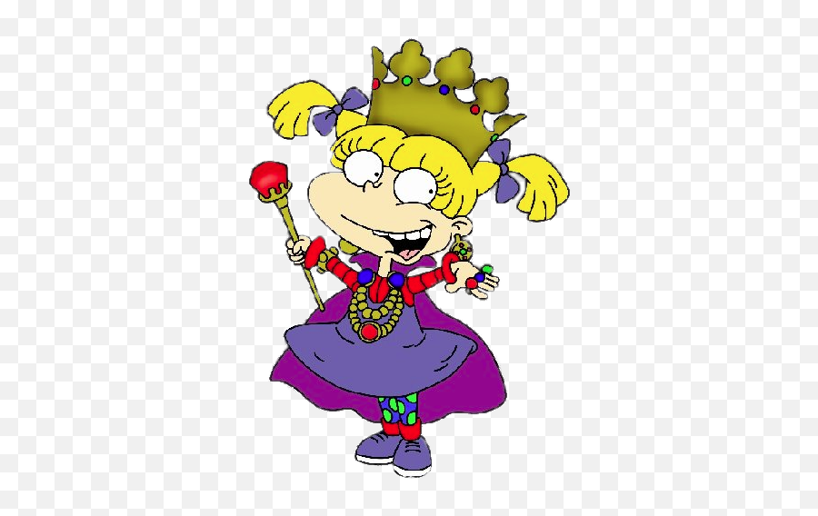 Check Out This Transparent Rugrats Angelica Queen Dress Up - Angelica Pickles Dressed As Queen Png,Rugrats Transparent