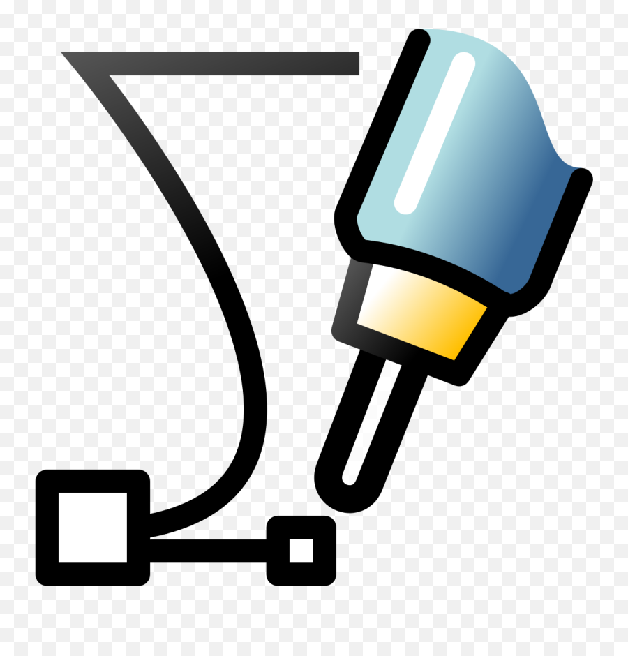 Fileinkscape Icons Draw Pathsvg - Wikibooks Open Books Bezier Pen Tool Bezier Tool Inkscape Png,How To Draw An Icon