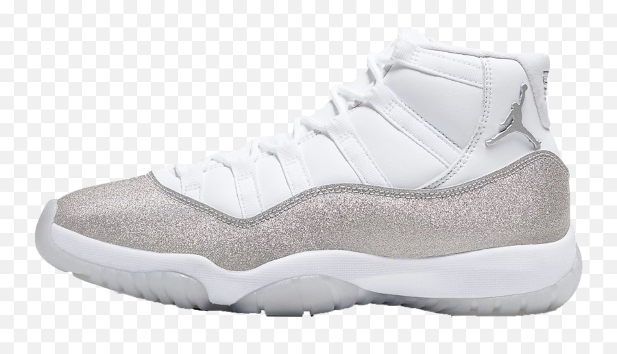 Air Jordan 11 Retro White Metallic Silver - Jordan 11 Retro White Metallic Silver Png,Air Jordan Iii Premium Icon