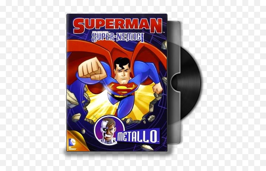Dvd Icon Folder Superman Super Enemies - Metallo Png,Icon Vs Superman