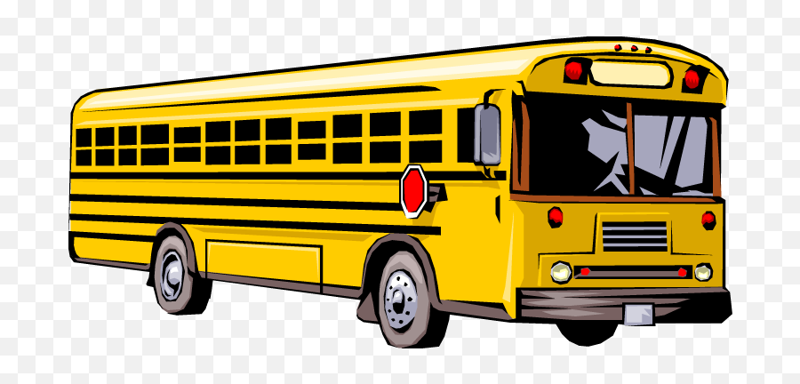 Clipart Bus Transparent - Clipart Transparent Background School Bus Png,Bus Transparent