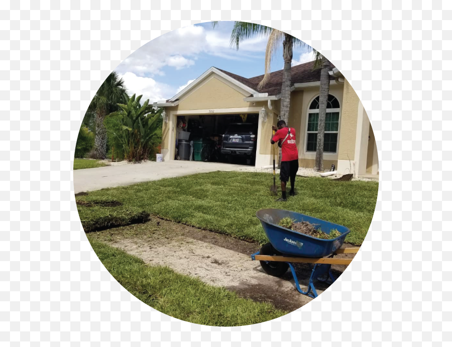 Landscaping Yard Drainage Sod Installation The Garden Gnome - Residential Area Png,Landscape Design Icon