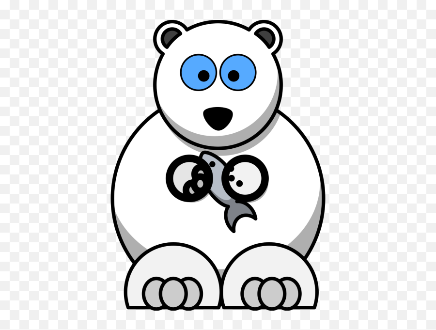 The Polar Bear Png Svg Clip Art For - Easy Cute Bear Drawing,Polar Bear Icon