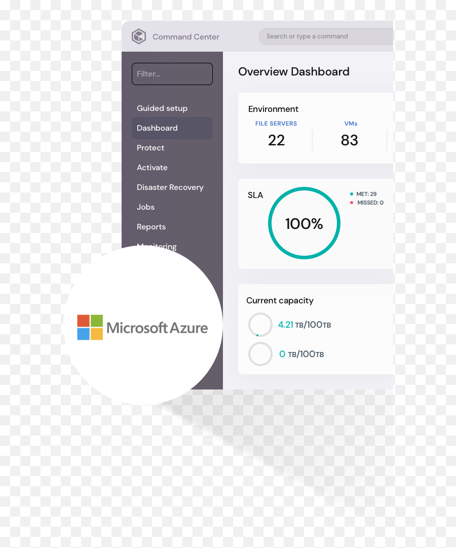 Microsoft Azure Data Management U0026 Backup - Dot Png,Azure Vm Icon