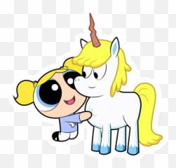 The Powerpuff Girls Bubbles And Donny Sticker - Mania png