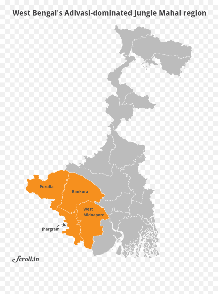 Will Poor Organisation Be A Roadblock For Bjp In Its Bengal - West Bengal Map Vector Png,Jungle Map Icon