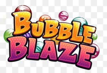 Bubble Blaze Logo Game Design Tricky Games - png
