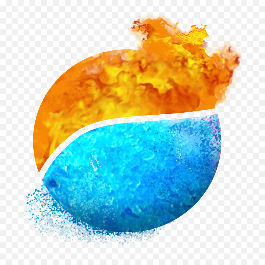 Ice Fire Sticker By - Vertical Png,Fire Ice Icon