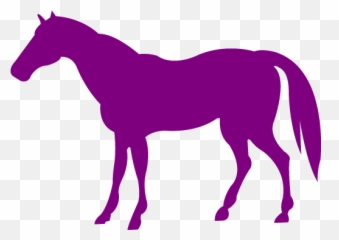 Purple Horse 4 Icon - Free purple animal icons Horse And Pony Silhouette png
