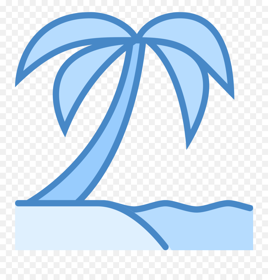 Free Download - Beach Icon Blue Full Size Png Beach Icon Png Blue,Seashore Icon