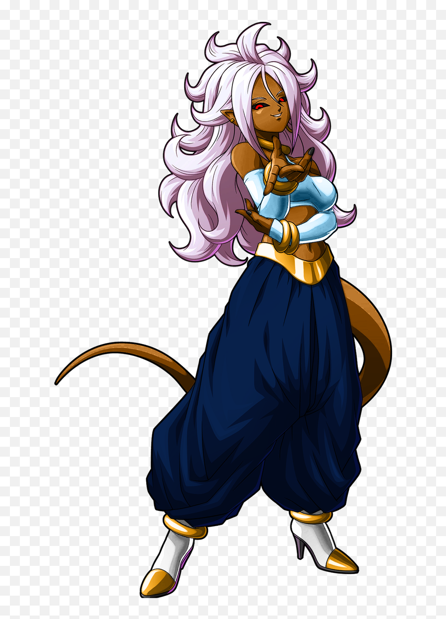 Android 21 Color 10 - Dragon Ball Fighterz Majin Buu Png,Android 21 Png