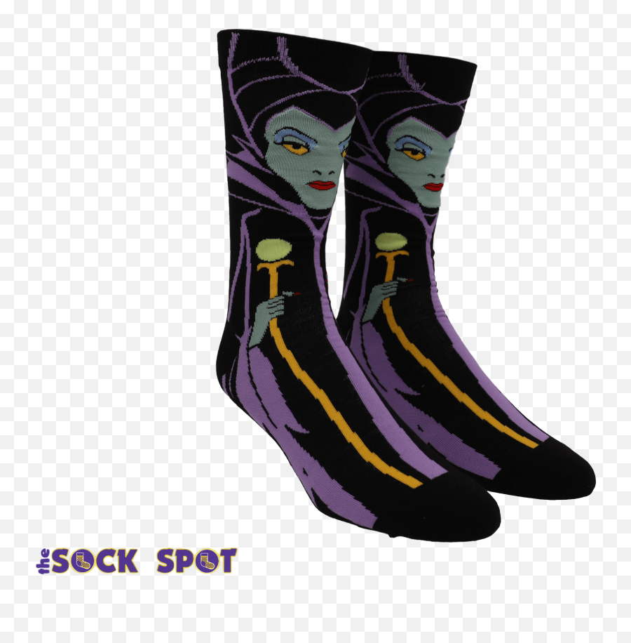 Disney Villain Maleficent 360 Socks - Disney Villains Socks Png,Maleficent Png