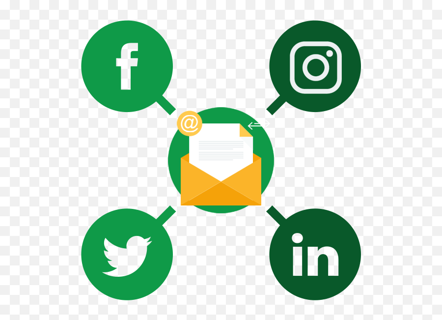 Facebook Instagram Linkedin And Twitter Icons - Social Social Media Platform Icon Png,Facebook And Instagram Icon Png